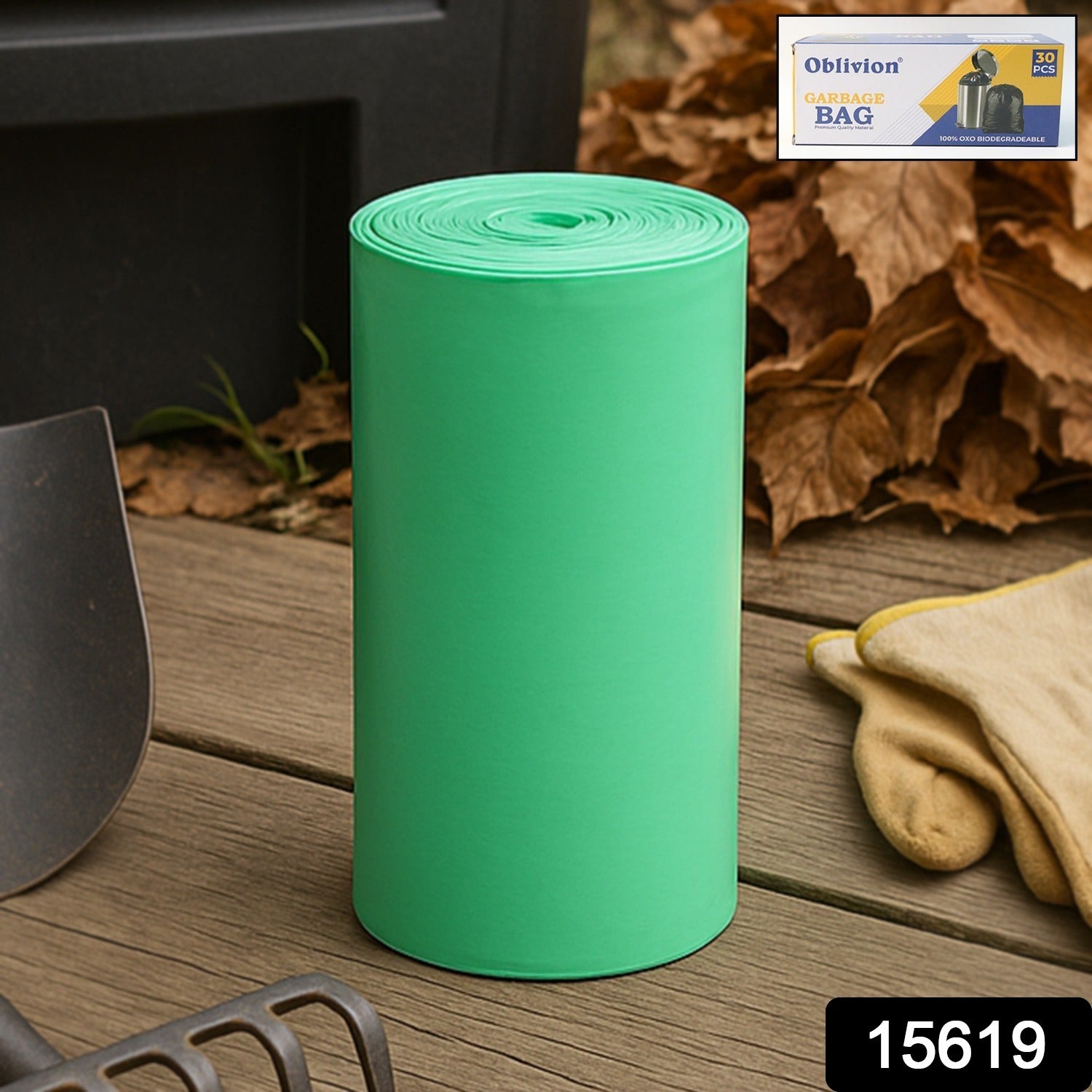 Bio-degradable Eco Friendly Garbage  Trash Bags Rolls (24x32 Cm  1 Pc  Mix Color) Bio-degradable Eco Friendly Garbage  Trash Bags Rolls (24x32 Cm  1 Pc  Mix Color)